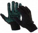 Перчатки Х/Б Чёрные Greengo 4 нити Арт-2996462