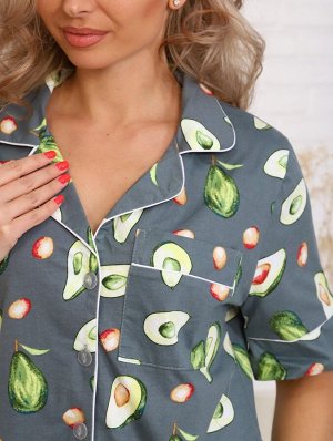 Пижама женская ПЖ-046 Авокадо(олива) распродажа