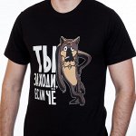 Прикольная Футболка «Ты заходи если чё» №165