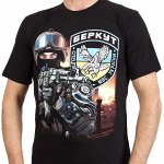 ОБВАЛ ЦЕН! Мужская футболка с принтом «Беркут». Не просто подарок к 23 февраля, а дань благородному делу! №Р8