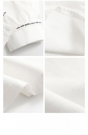 Женская укороченная рубашка, цвет белый
