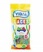 Мармелад Vidal Stixi Rainbow Laces / Мармелад Видал в виде спагетти со вкусом фруктов 100гр.