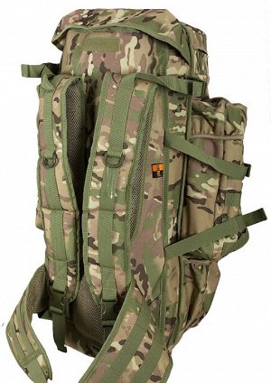 Рюкзак для ружья камуфляж Multicam (75 л) (CH-10) №64(35) - Фронтальный доступ к внутреннему объему рюкзака, встроенный чехол для переноски длинногабаритного оружия, верхний грузовой отсек для перенос