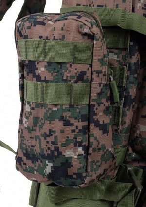 Тактический рюкзак US Assault камуфляж Marpat (35-50 л) (CH-016) № 29А - Благодаря активной системе подвеса, рюкзак можно быстро адаптировать под фигуру носителя: регулируются лямки, стяжки на лямках,