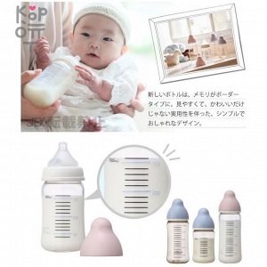 Chu Chu Baby Термостойкая Стеклянная бутылочка для кормления с силиконовой соской (с широким горлышком) 160мл.