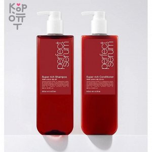 Mise en Scene Perfect Serum Super Rich Shampoo - Шампунь для интенсивного восстановления волос  с аргановым маслом 680мл.