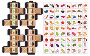 Игра развивающая Умный сортер "Фрукты, ягоды, овощи, грибы"