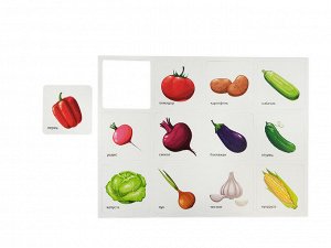Игра развивающая Умный сортер "Фрукты, ягоды, овощи, грибы"