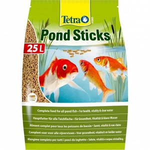 Tetra Pond Sticks  25 литров (палочки) - корм для всех видов прудовых рыб