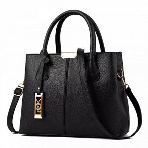 Женская кожаная сумка 8801-21 BLACK