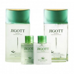 Набор для лица с экстрактом зеленого чая, мужской For Men Well-Being Greentea Skin Care 2 set  150g+150g+30g+30g