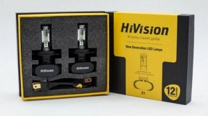 Лампа светодиодная "HiVision" Headlight Z1 (H4, 4000K) комплект - 2 лампы