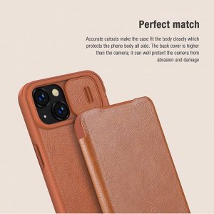 Чехол книжка Nillkin Qin Pro Leather Case для Apple Iphone 14