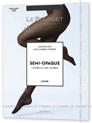 LE BOURGET, art. 1NE1 SEMI-OPAQUE SATINE 40 contention