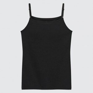 UNIQLO Airism -  маечка из смесового хлопка - 09 BLACK