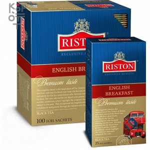 RISTON - Чай черный Английский завтрак 25*2г (10)