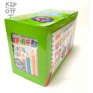 Конфеты разноцветные в форме карандашей Guangdong, 500гр. Блок (20шт*25гр)