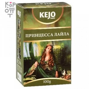 KEJO FOODs - Ароматизированный зелёный чай с кусочками фруктов. "Райское яблоко" мягкая упаковка 200гр.