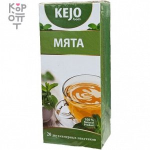 KEJO FOODs - Чайный напиток травяной. мята пак. 20п.х1,8гр.