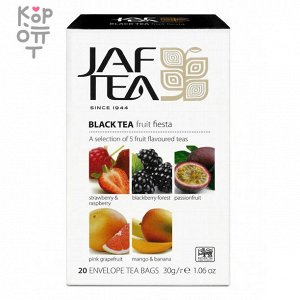 JAF Black Tea Platinum Collection - Ароматизированный черный чай Джаф (5 видов, пакетированый) 30гр. Fruit Fiesta