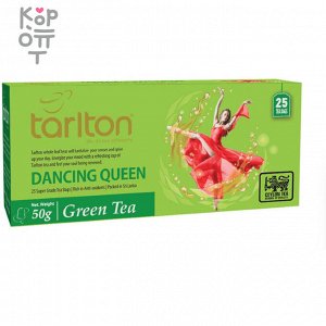 Tarlton Fruit Green Tea - Пакетированный фруктовый чай 50гр. (25п.*2гр.) ЗЕЛЕНЫЙ СУАСЕП