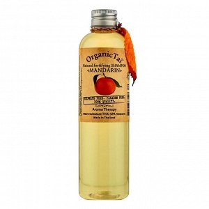 OrganicTai Натуральный укрепляющий шампунь для волос «Мандарин», 260 мл