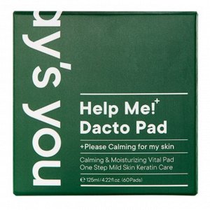 Косметика One-day&#039;s you Тонер-пэды увлажняющие Help Me Dacto Pad, 60 пэдов