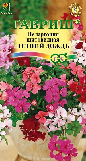 Пеларгония Летний Дождь ампельная смесь, 80-100см 3шт Гавриш/ЦВ