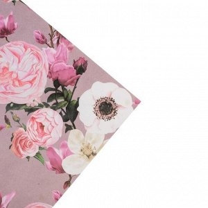 Бумага упаковочная крафтовая «Цветы для тебя», 50 x 70 см