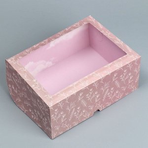 Коробка складная с двусторонним нанесением «Вдохновляй», 25 х 17 х 10 см