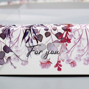 Коробка кондитерская, упаковка, «For you», 29 х 29 х 5 см