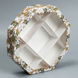 Коробка кондитерская, упаковка, «For you with love», 29 х 29 х 5 см