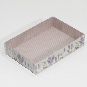 Коробка для макарун «Лаванда», 17 x 12 x 3,5 см