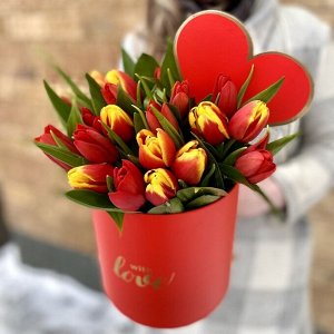 ХИТ! Букет 25 тюльпанов Микс