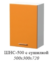 Шнс-500 500*300*720 глянец Корпус тумбы ЛДСП (белый)