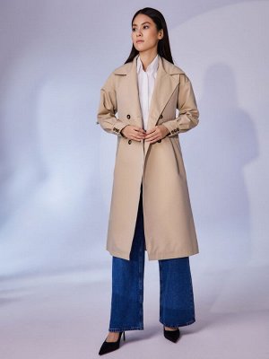 Плащ женский бежевый