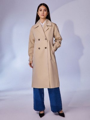 Плащ женский бежевый