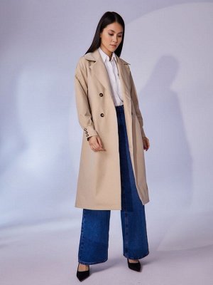 Плащ женский бежевый