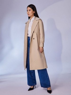 Плащ женский бежевый