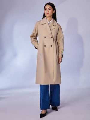 Плащ женский бежевый