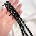 Бусины для украшений из черной Шпинели