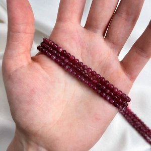 Бусины для украшений из Турмалина розового
