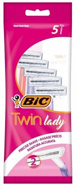 Bic бритвенный станок Twin Lady, 5 шт.