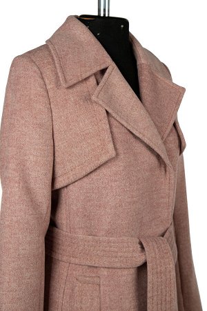 01-11414 Пальто женское демисезонное (пояс)