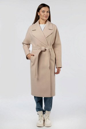 01-11455 Пальто женское демисезонное (пояс)