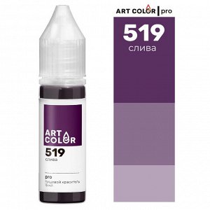 Краситель пищевой гелевый Art Color Pro 15мл №519 Слива