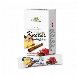 Кисель имбирный "Клюквенный" с корицей и имбирем