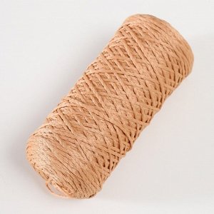 Шнур для вязания 100% полиэфир 1мм 200м/75±10гр (05-розово-бежевый)