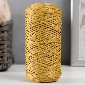 Шнур для вязания 100% полиэфир 1мм 200м/75±10гр (07-золотой)