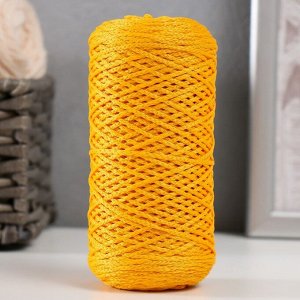 Шнур для вязания 100% полиэфир 1мм 200м/75±10гр (08-желтый)